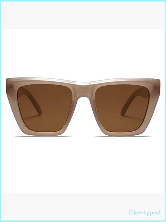 Oversized Square Cat Eye Polarized Sunglasses for Women main image 7
